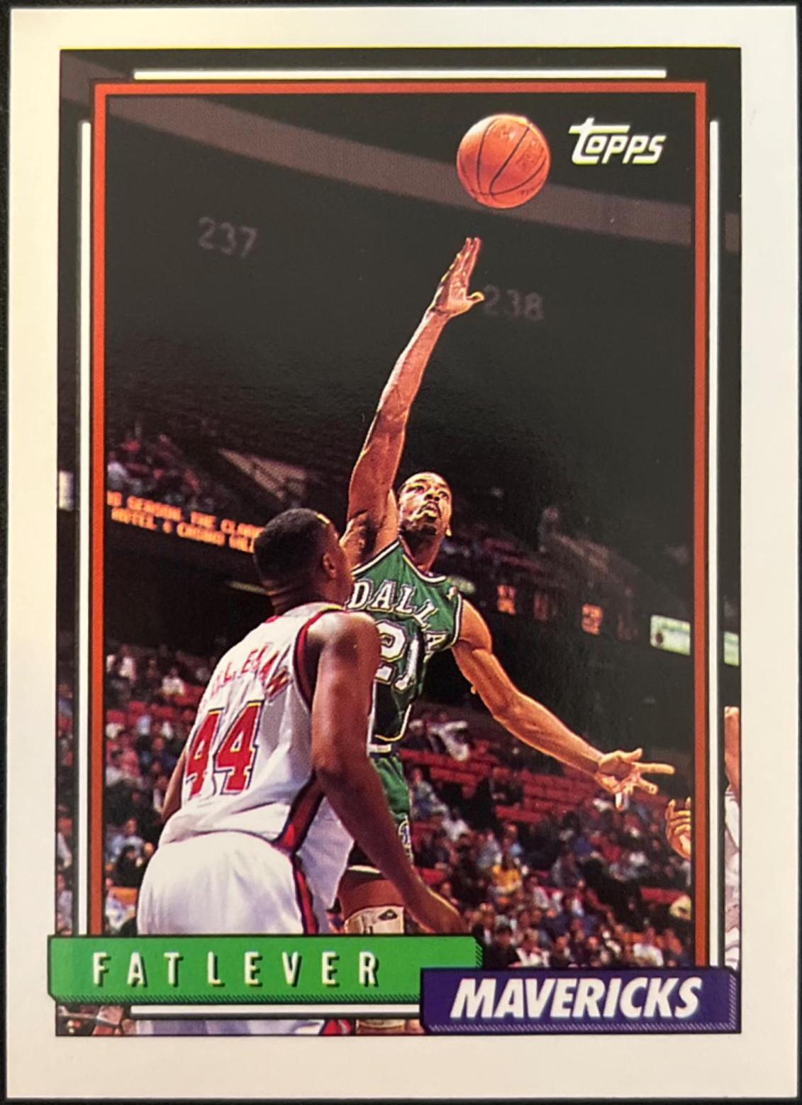 Fat Lever #144 Basketball Cards 1992 Topps