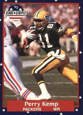 Perry Kemp #75 1991 Fleer Stars And Stripes Football