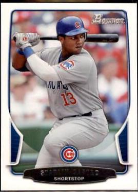 Starlin Castro #17 Baseball Cards 2013 Bowman