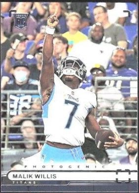 Malik Willis #PH-29 Football Cards 2022 Panini Chronicles Photogenic