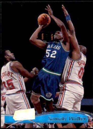 Samaki Walker #7 Basketball Cards 1997 Stadium Club