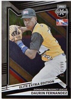 Daurin Fernandez #172 2022 Panini Elite Extra Edition Baseball