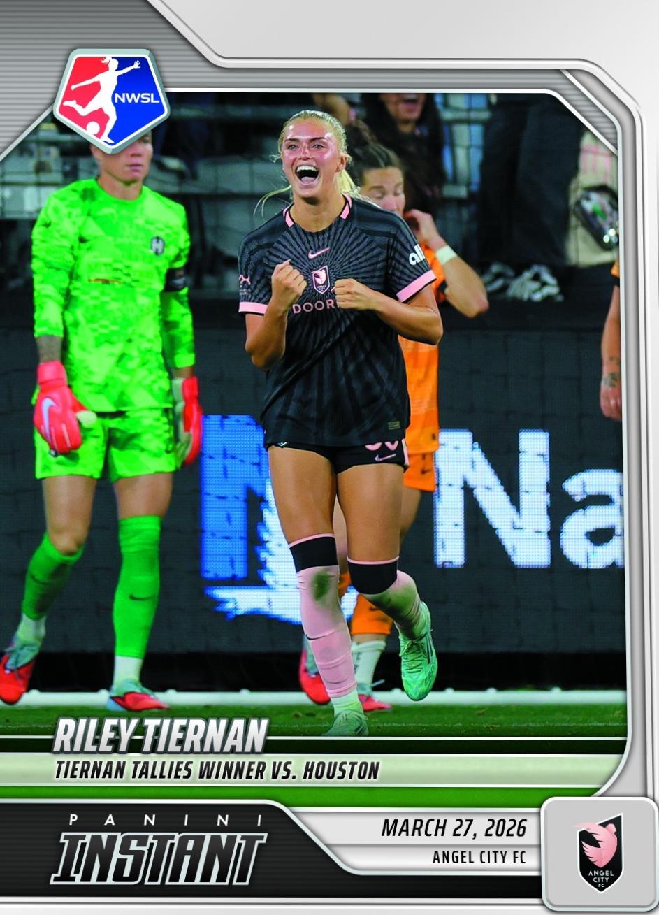 Riley Tiernan #22 2026 Panini Instant Nwsl Soccer
