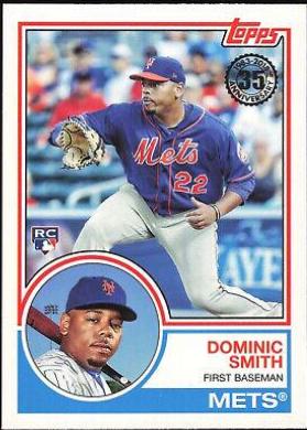 Dominic Smith #17 Baseball Cards 2018 Topps 1983 Baseball