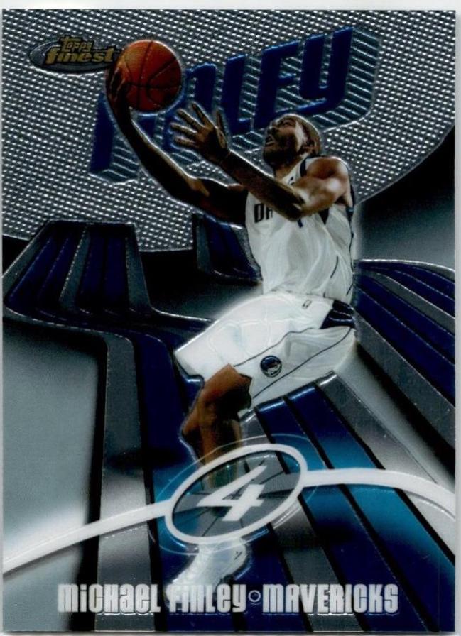 Michael Finley #23 Basketball Cards 2003 Finest