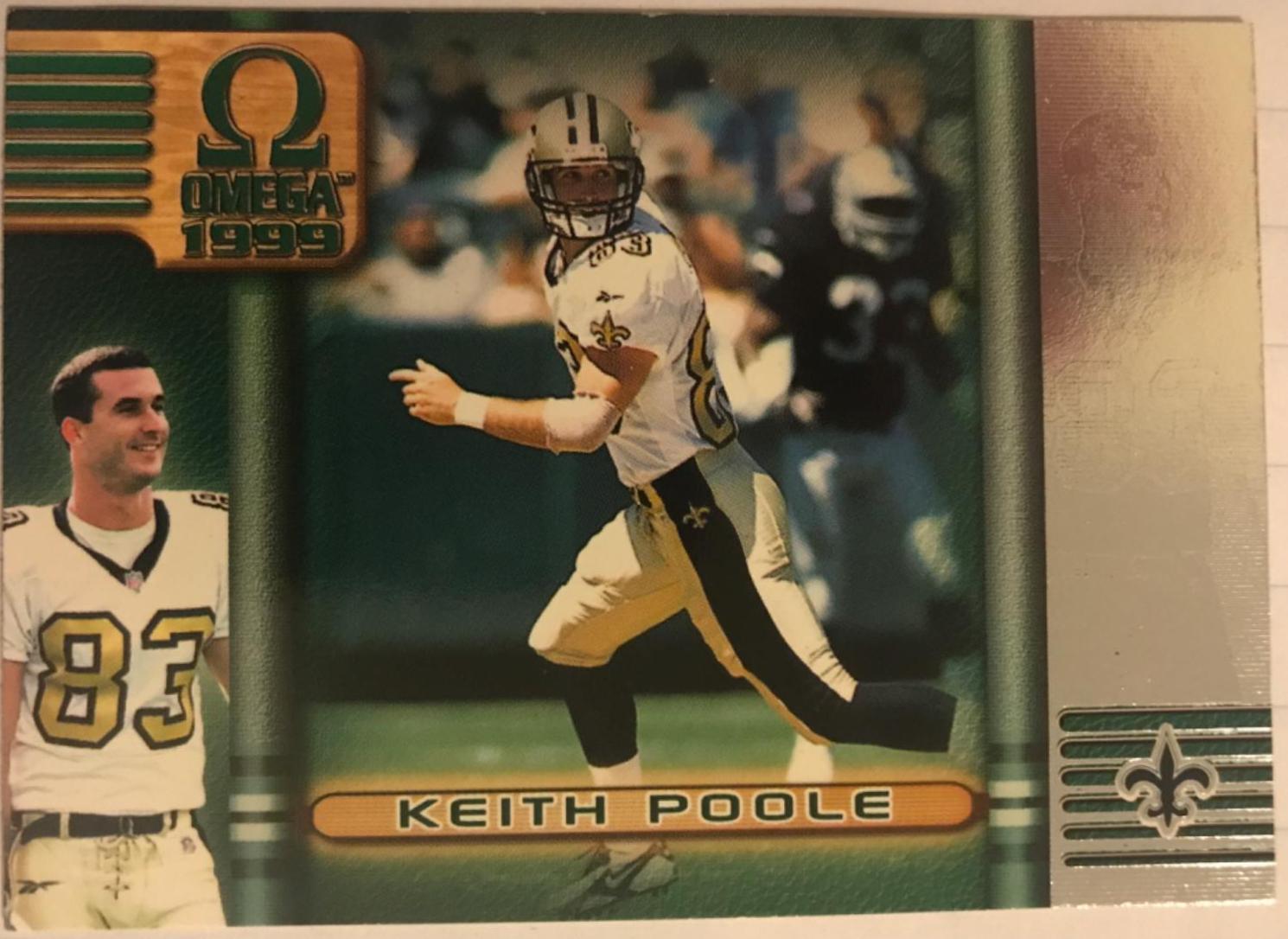Keith Poole #150 Football Cards 1999 Pacific Omega