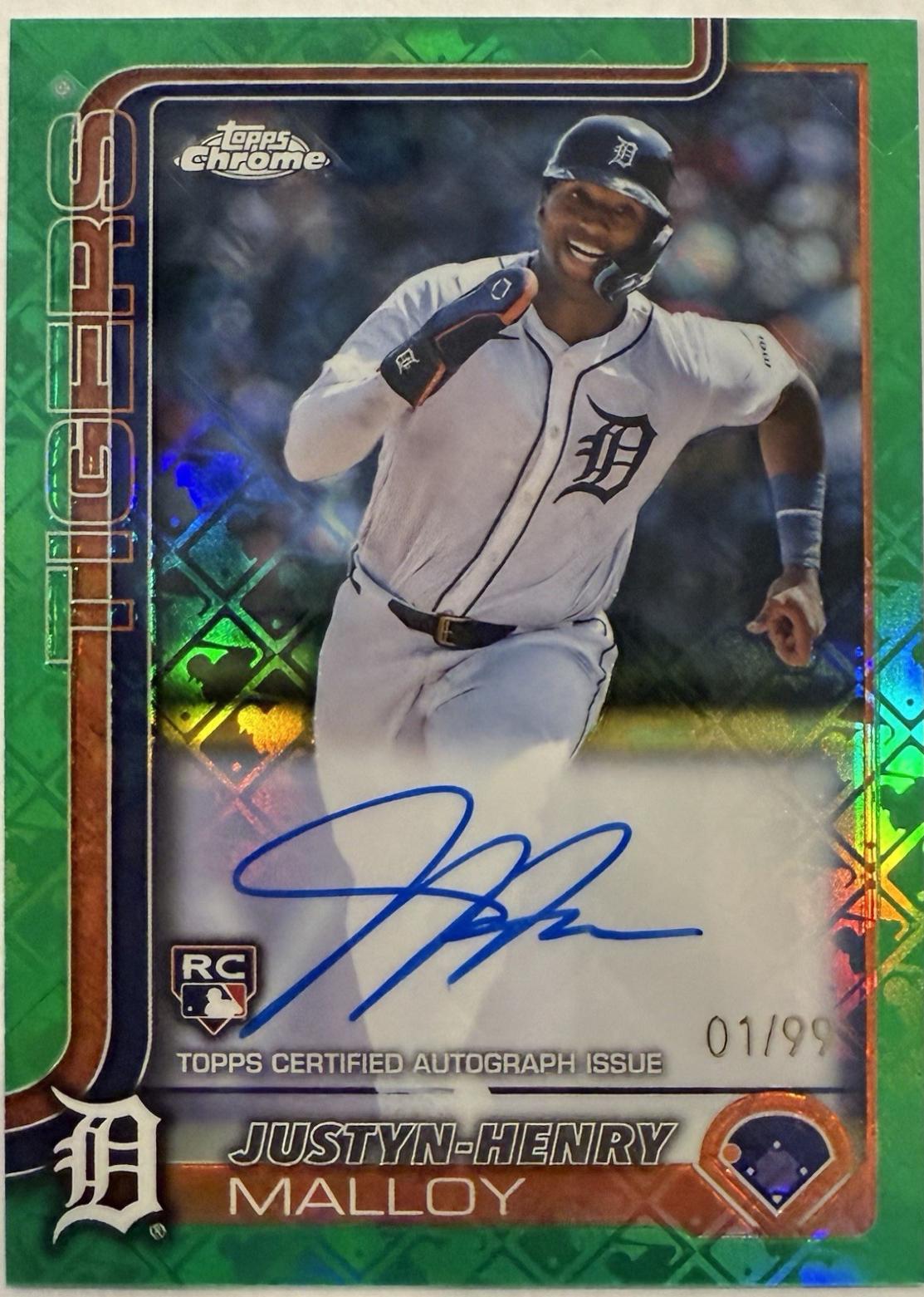 Justyn-Henry Malloy [Green Refractor] #RA-JM
