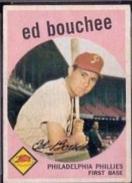 Ed Bouchee #39 Baseball Cards 1959 Venezuela Topps