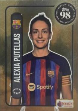 Alexia Putellas #143 Soccer Cards 2022 Topps Merlin Heritage 98 UEFA