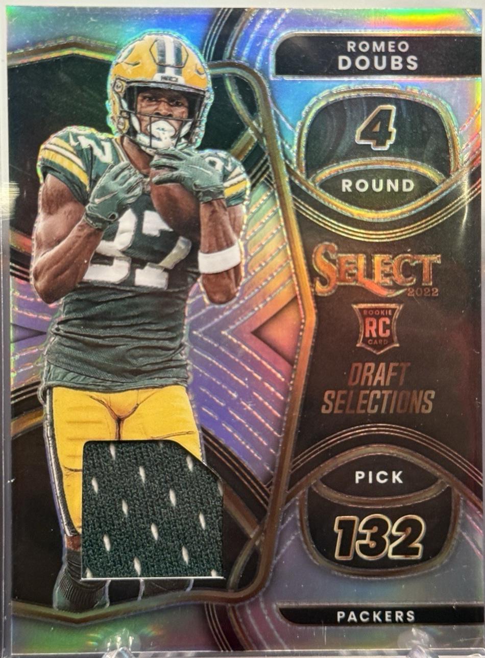 Romeo Doubs #DS-23 2022 Panini Select Football Draft Selections Memorabilia