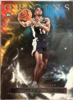 Blake Wesley #77 Basketball Cards 2022 Panini Origins