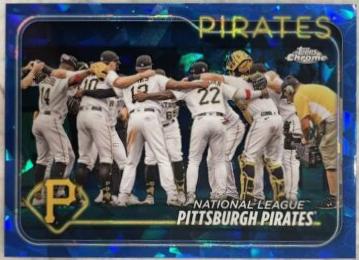 Pittsburgh Pirates #696 2024 Topps Chrome Sapphire Baseball