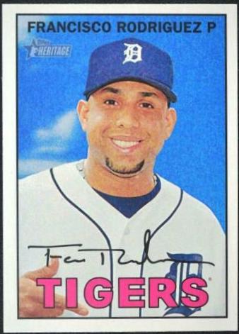 Francisco Rodriguez #11 Baseball Cards 2016 Topps Heritage