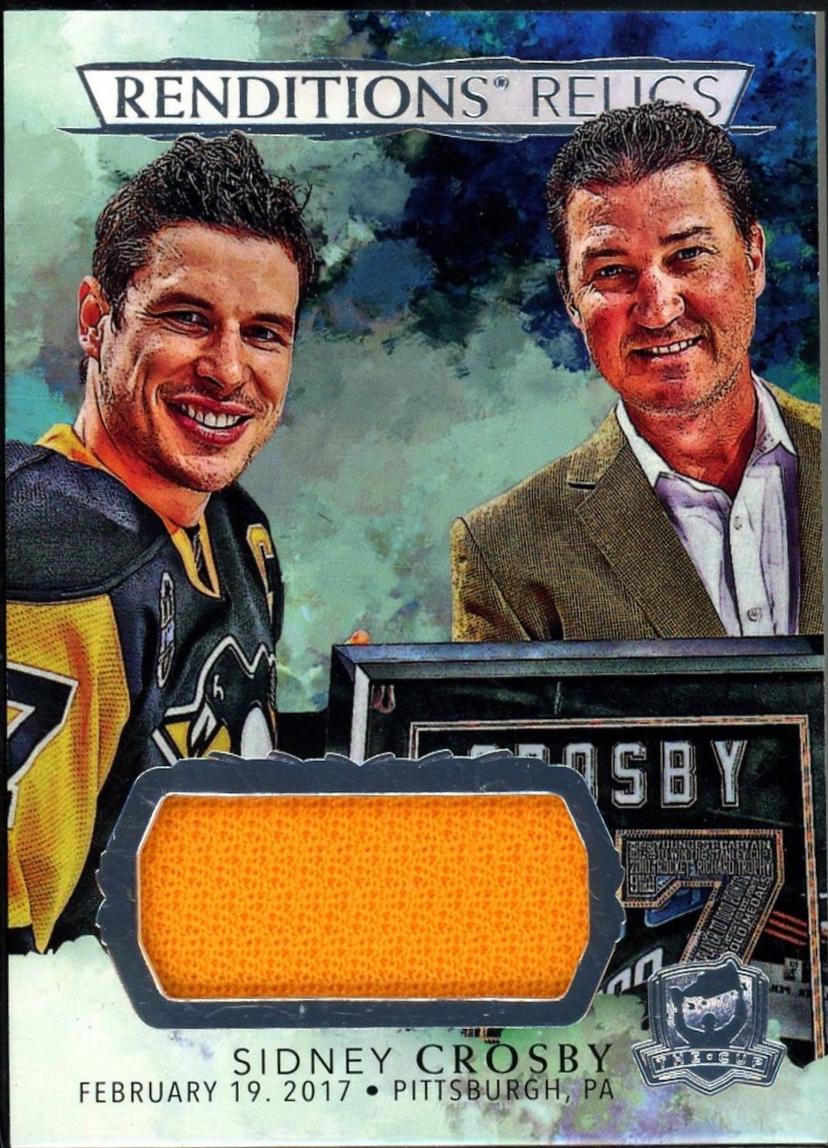 Sidney Crosby #RR-SC 2021 Upper Deck The Cup Rendition Relics Jersey Hockey