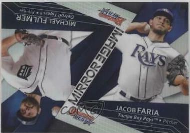 Jacob Faria, Michael Fulmer #MI-5 Baseball Cards 2017 Bowman's Best Mirror Image