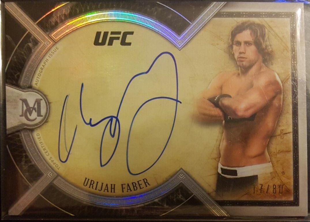 Urijah Faber #MA-UF Ufc Cards 2018 Topps UFC Museum Collection Autographs
