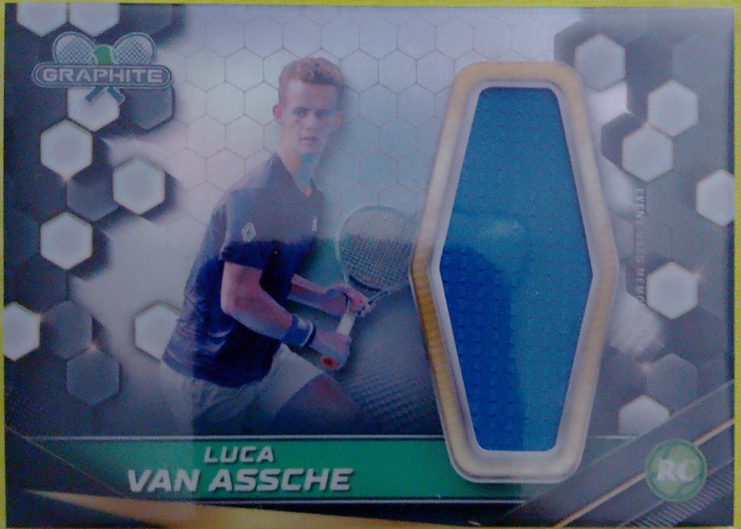 Luca Van Assche #GR-LVA Tennis Cards 2024 Topps Graphite Relic