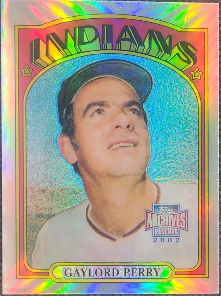 Gaylord Perry #2 Baseball Cards 2002 Topps Archives Reserve