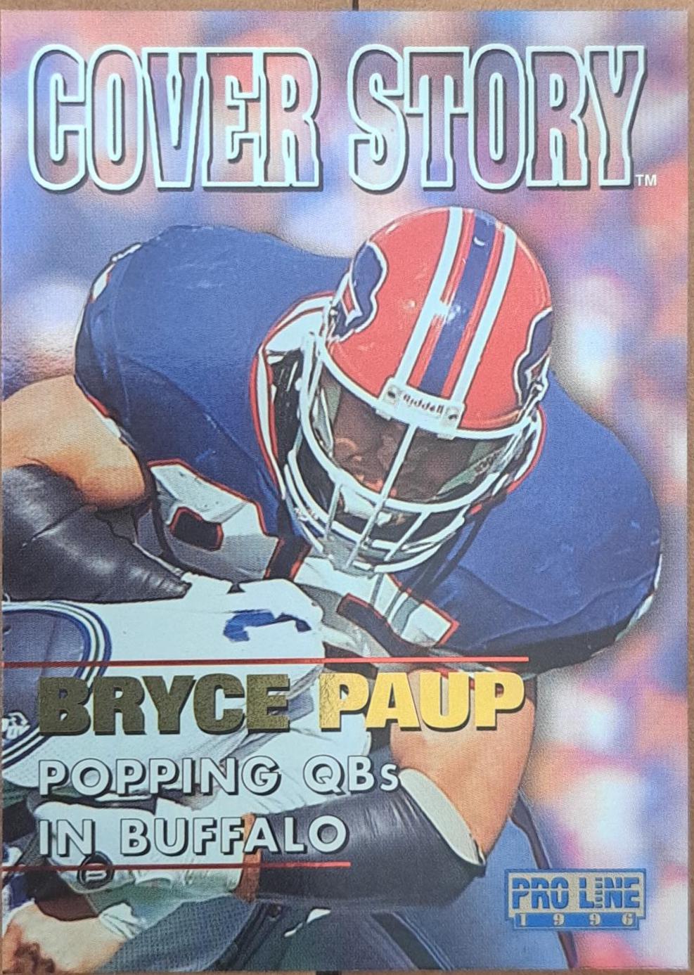 Bryce Paup #C51 Football Cards 1996 Pro Line Cover Story