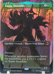 Super Shredder [Borderless Foil] #217 Prices | Magic Teenage