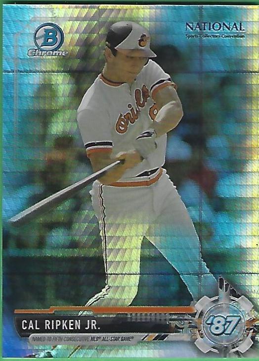 Cal Ripken Jr. #BNR-CR Baseball Cards 2017 Bowman Chrome National Convention