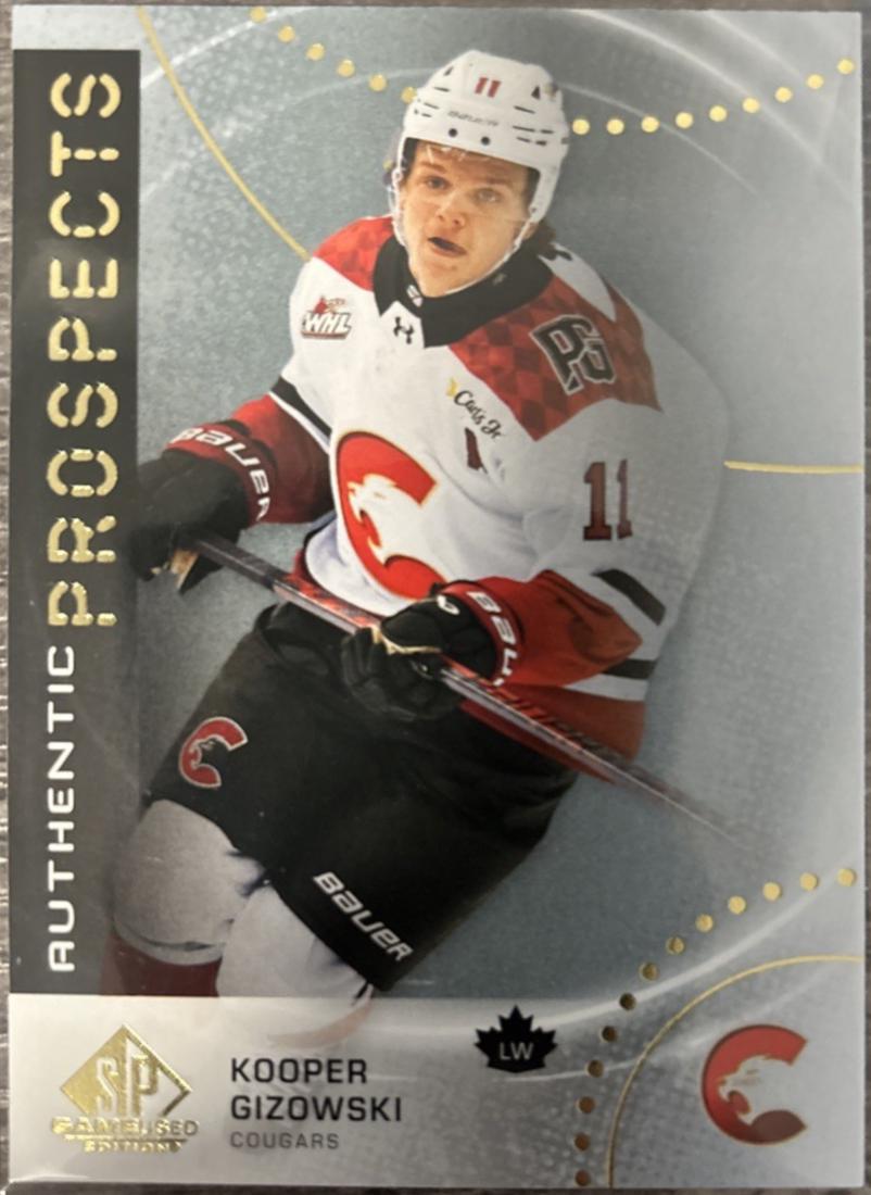Kooper Gizowski #2 2025 Sp Game Used Chl Hockey