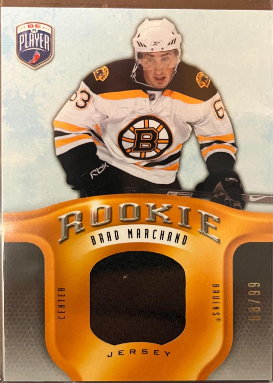 Brad Marchand #RR-291 2008 Upper Deck Be A Player Redeemed Rookies Hockey