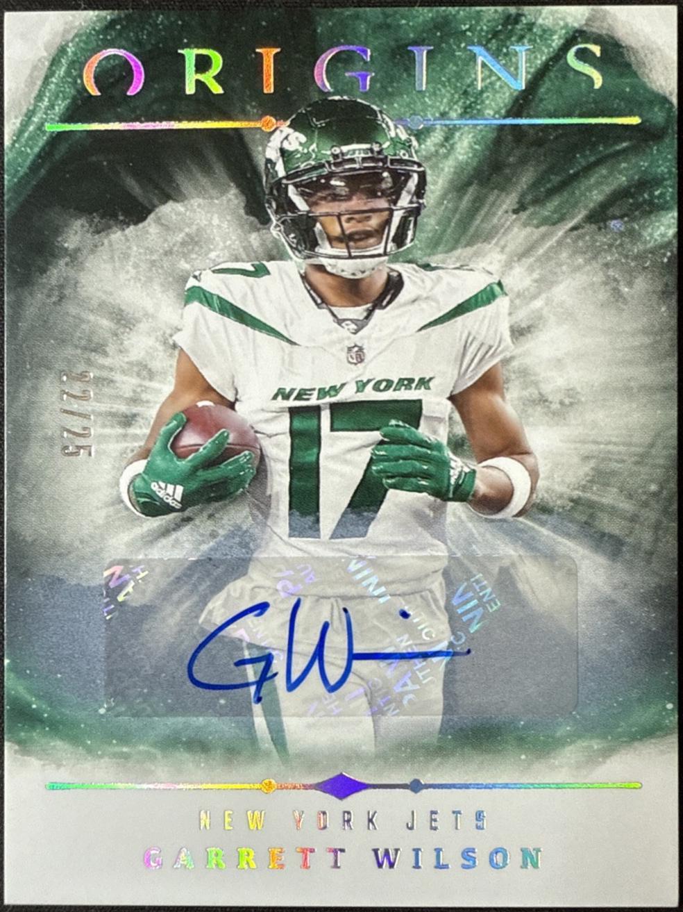 Garrett Wilson #77 2024 Panini Origins Autograph Football