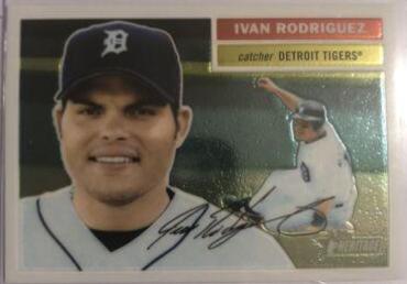 Ivan Rodriguez #12 Baseball Cards 2005 Topps Heritage Chrome