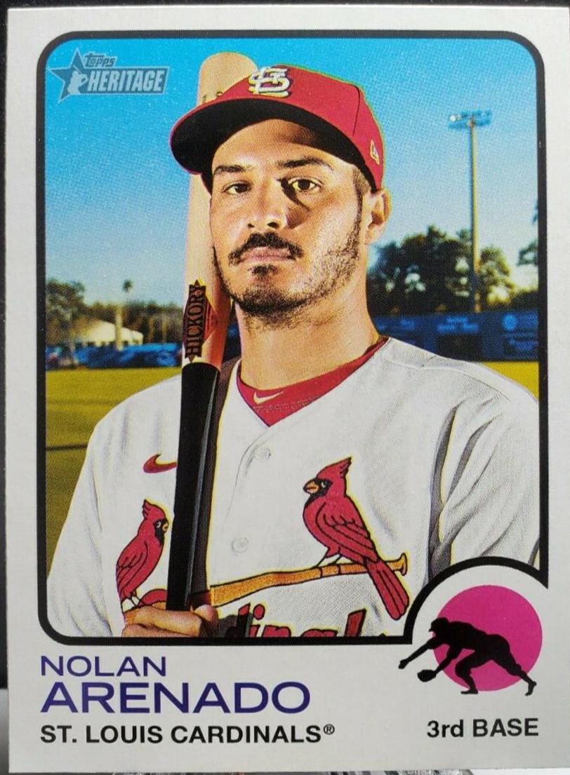 Nolan Arenado #416 2022 Topps Heritage Baseball