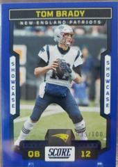 Tom Brady [Showcase] #287 Football Cards 2023 Panini Score Prices