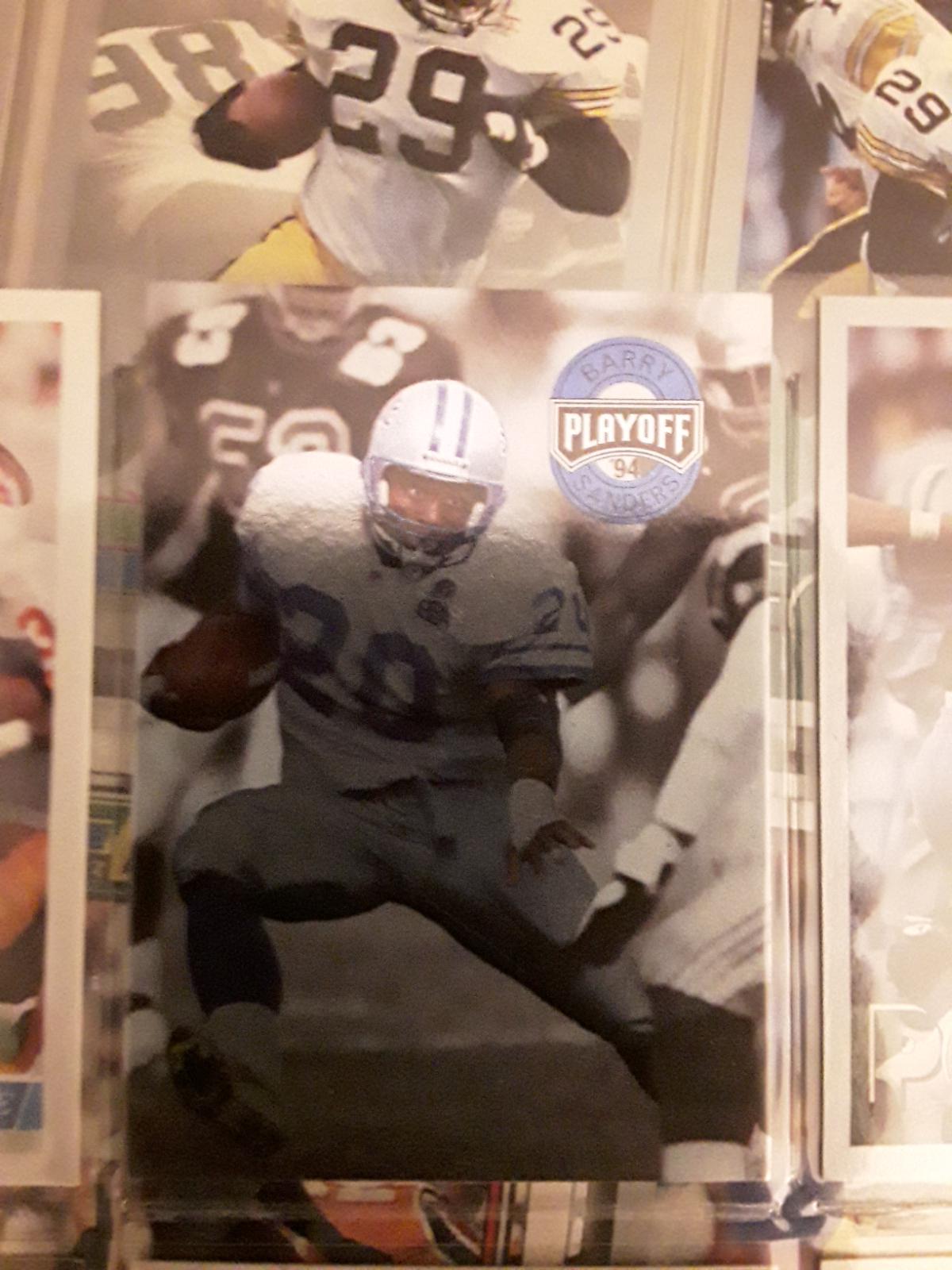 Barry Sanders Football Cards 1994 Playoff Barry Sanders Collection
