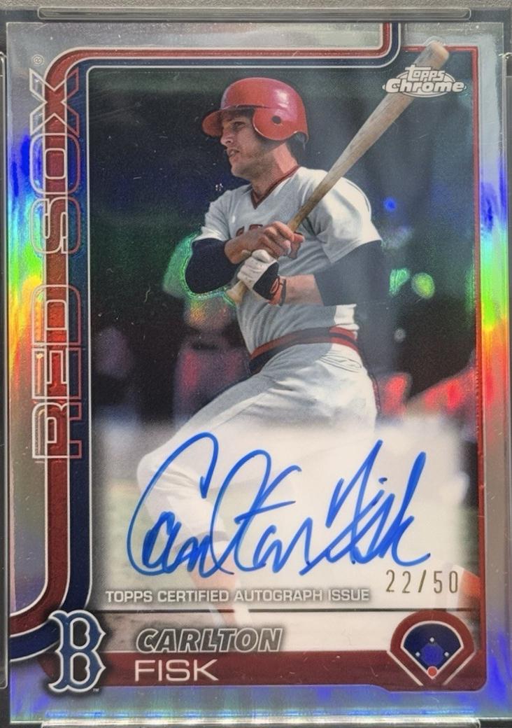 Carlton Fisk [Orange Refractor] #CLA-CF
