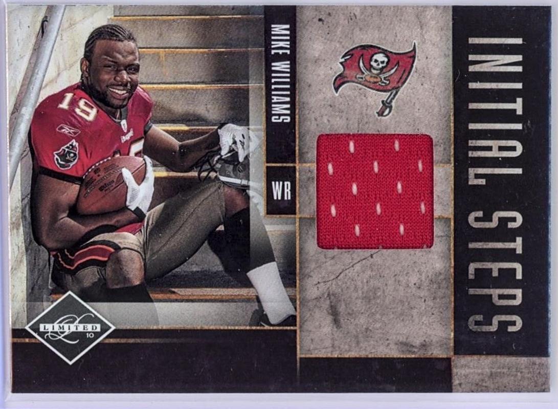 Mike Williams #13 2010 Panini Limited Initial Steps Jersey Football