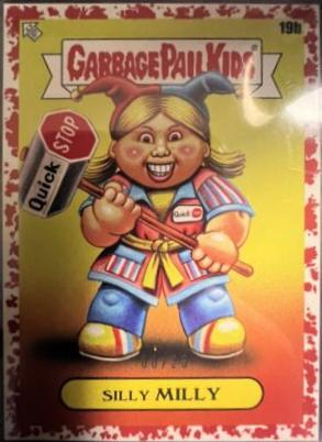 Silly MILLY [Red] #19b Prices | Garbage Pail Kids X View Askew | GPK Cards