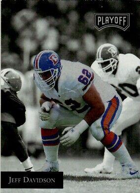 Jeff Davidson #50 Football Cards 1992 Playoff