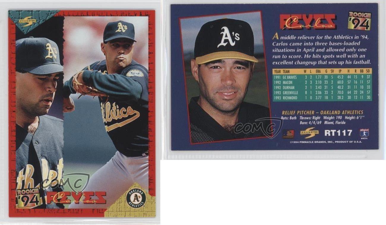 Carlos Reyes #RT117 Baseball Cards 1994 Score Rookie Traded