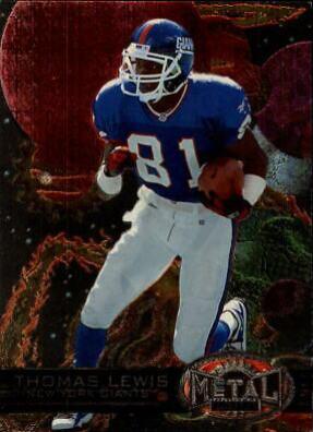 Thomas Lewis #3 Football Cards 1997 Metal Universe