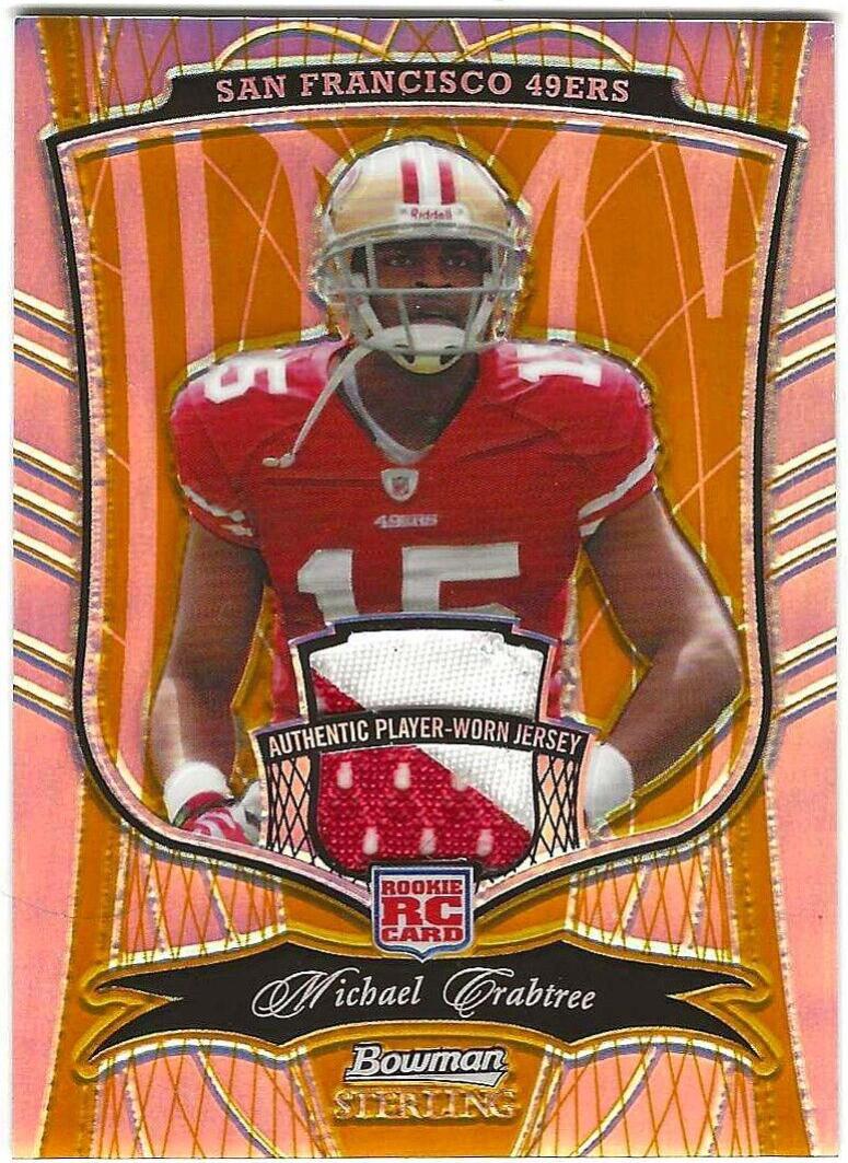 Michael Crabtree #175 2009 Bowman Sterling Football