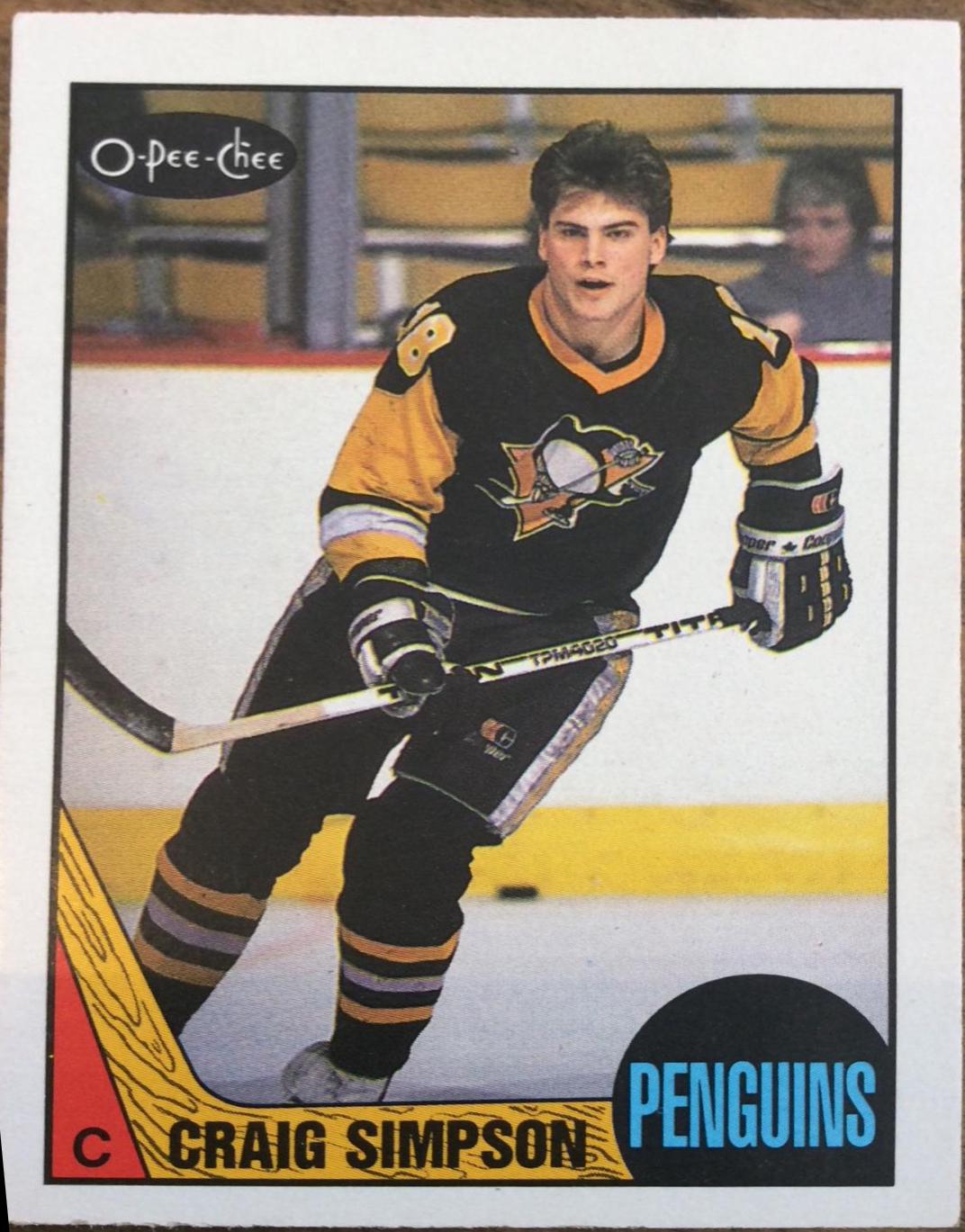 Craig Simpson #80 Hockey Cards 1987 O-Pee-Chee