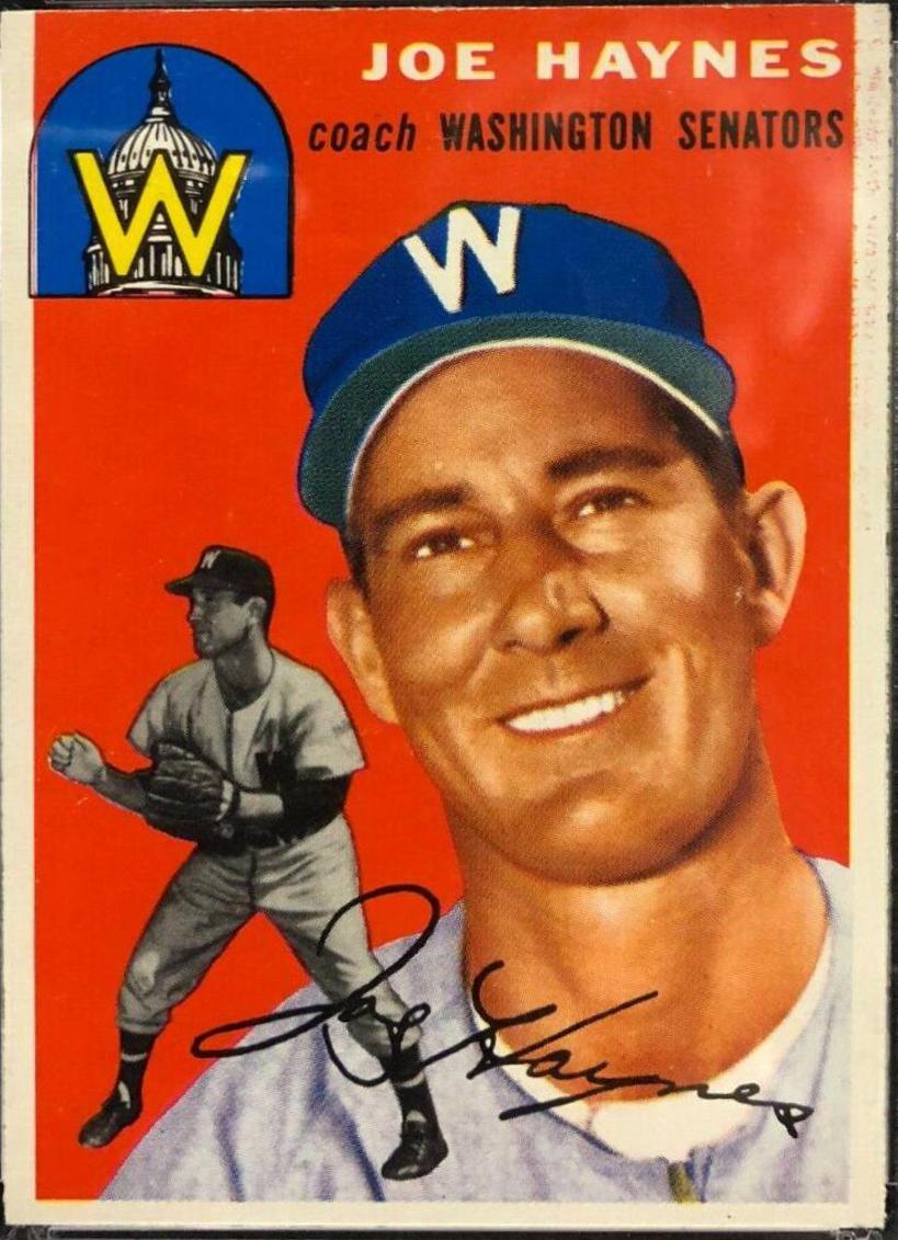 Joe Haynes #223 1954 Topps Baseball