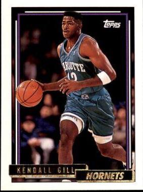 Kendall Gill #158 Basketball Cards 1992 Topps
