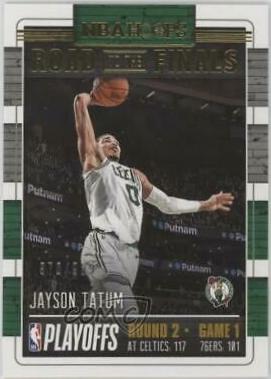 Jayson Tatum #48 Basketball Cards 2018 Panini Hoops Road to the Finals