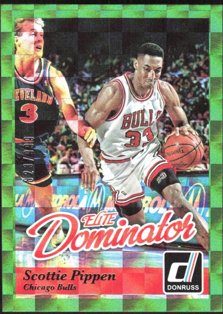 Scottie Pippen #46 Basketball Cards 2014 Panini Donruss Elite Dominators