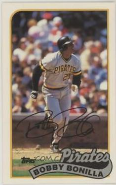 Bobby Bonilla #114 1989 Topps Ljn Baseball Talk