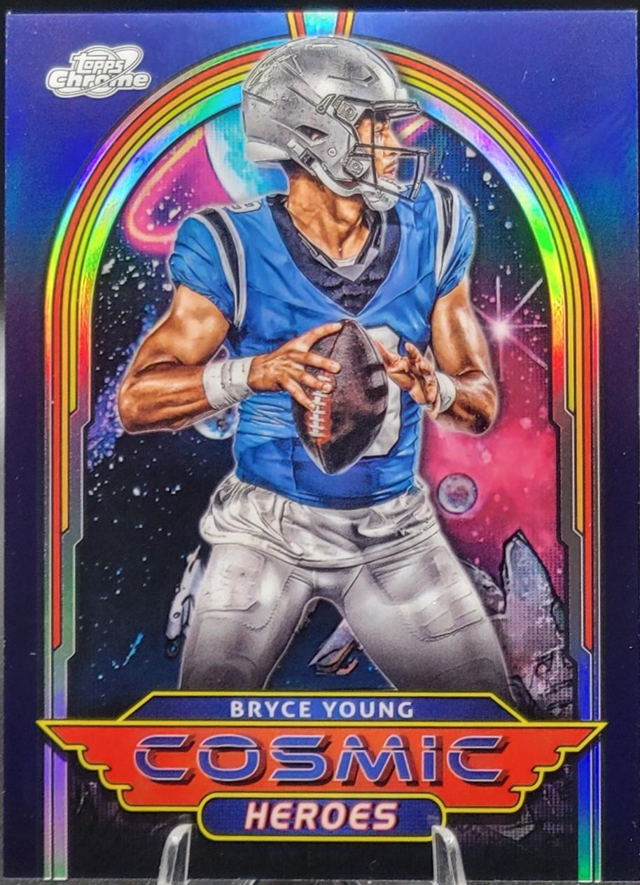 Bryce Young #CH-2 Football Cards 2024 Topps Cosmic Chrome Heroes