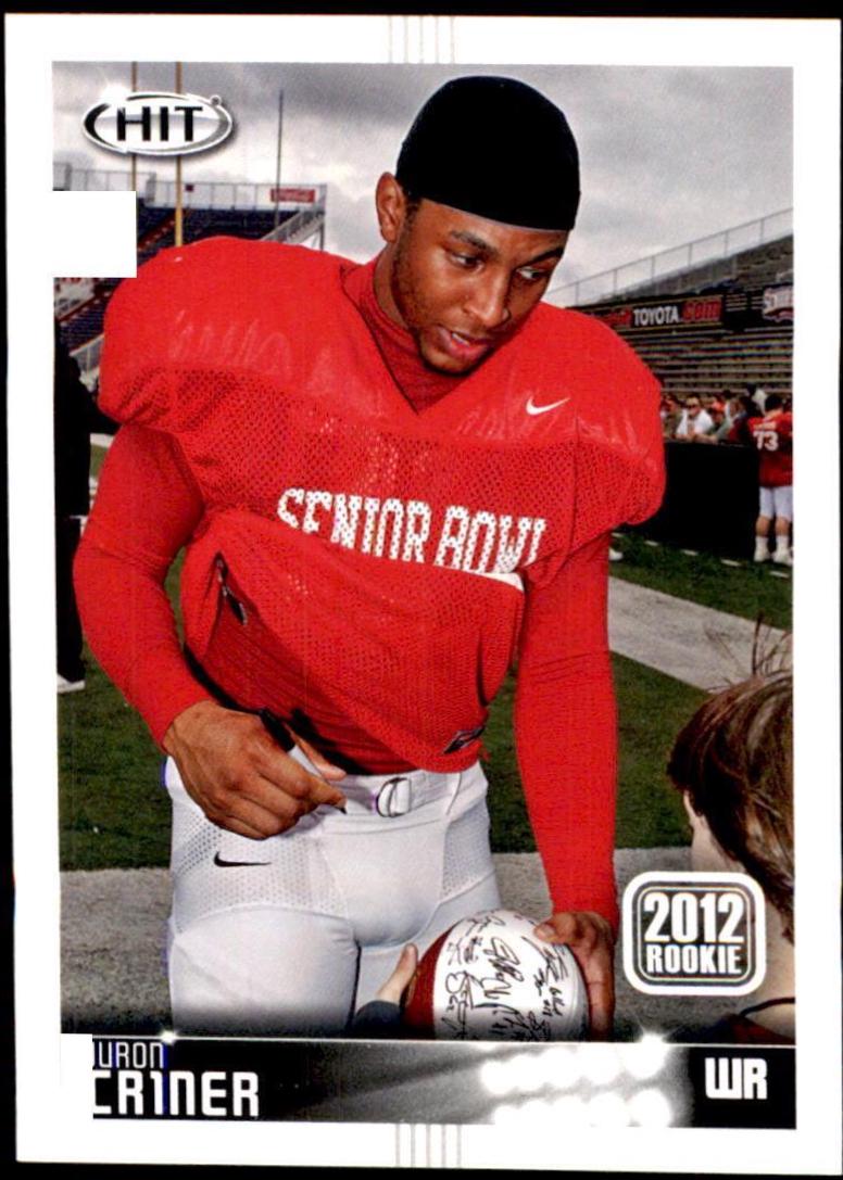 Juron Criner #149 Football Cards 2012 Sage Hit