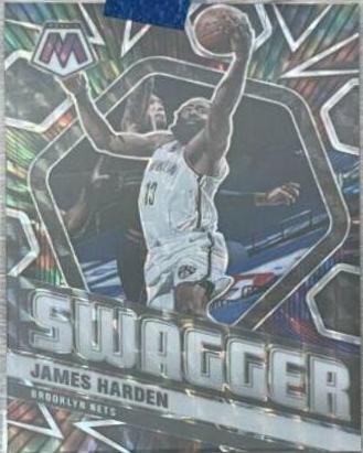 James Harden #1 Basketball Cards 2020 Panini Mosaic Swagger