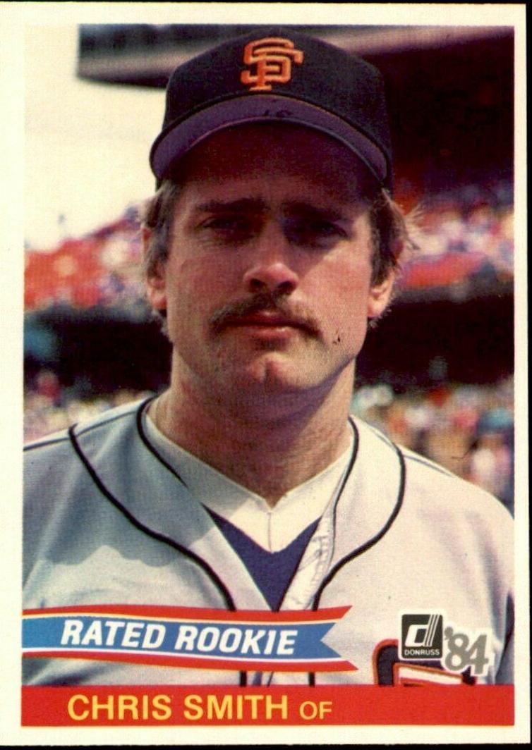 Chris Smith #46 Baseball Cards 1984 Donruss