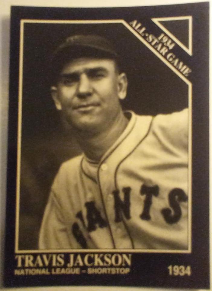 Travis Jackson #1101 Baseball Cards 1994 The Sportin News Conlon Collection